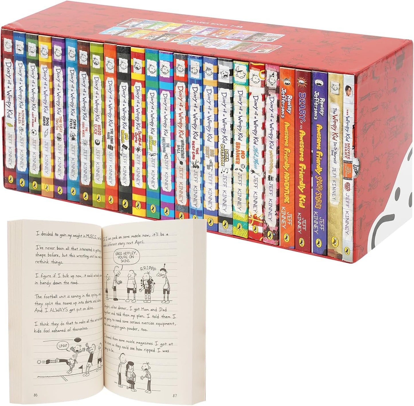 Diary of a Wimpy Kid Box Books Set of 25