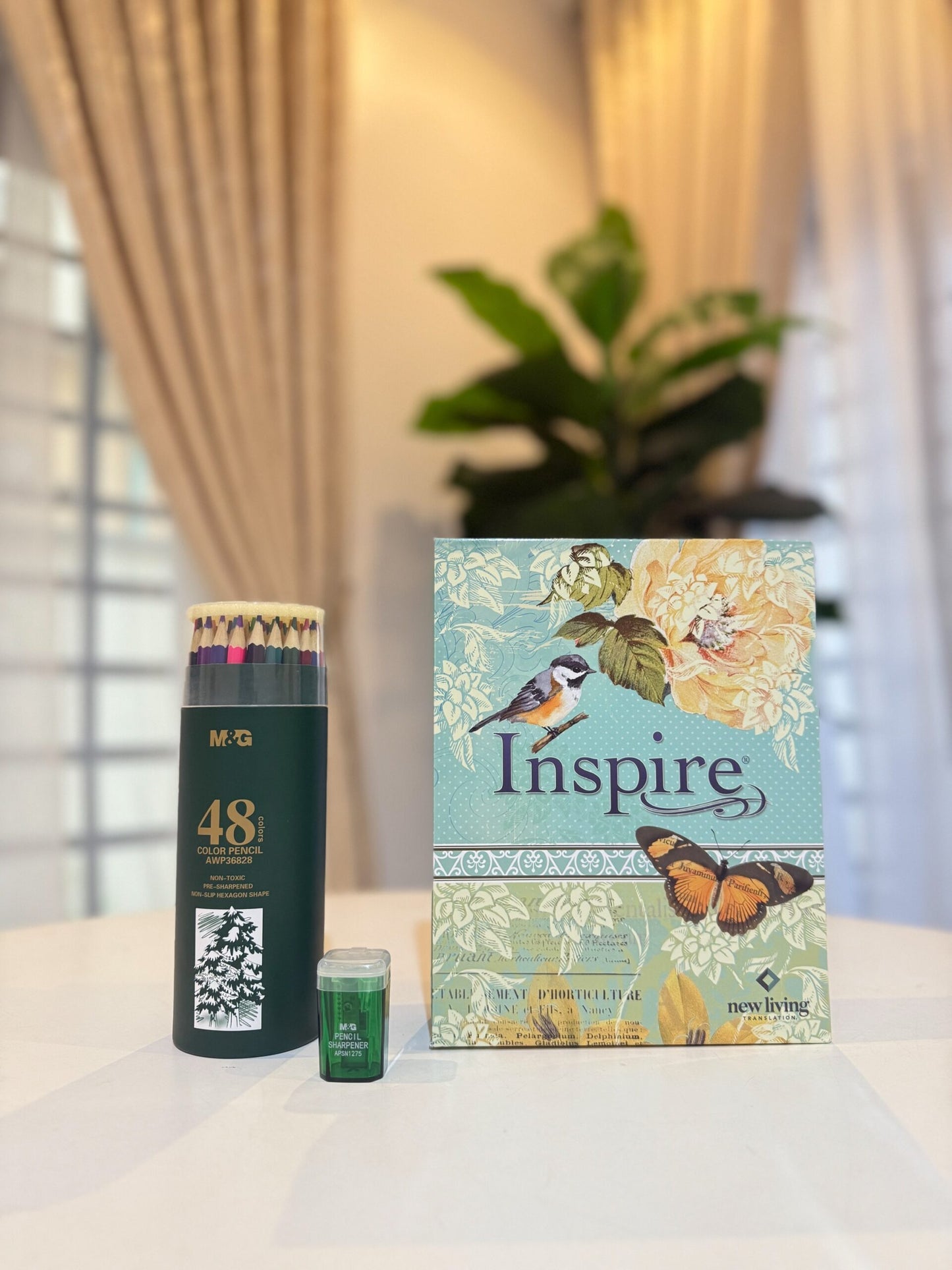 Inspire Bible Hard Cover Blue NLT