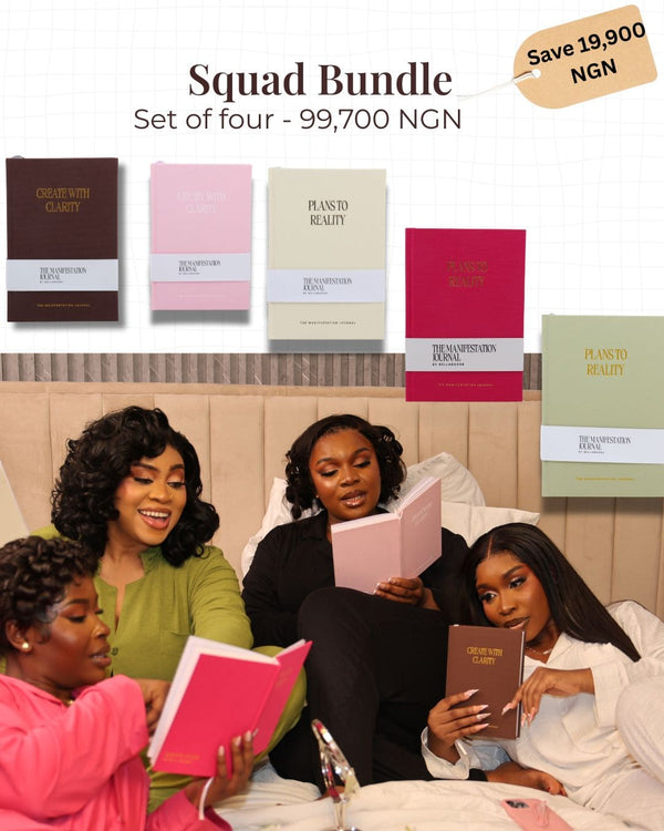 The Upgraded Manifestation Journal- Squad Bundle (Set Of 4)