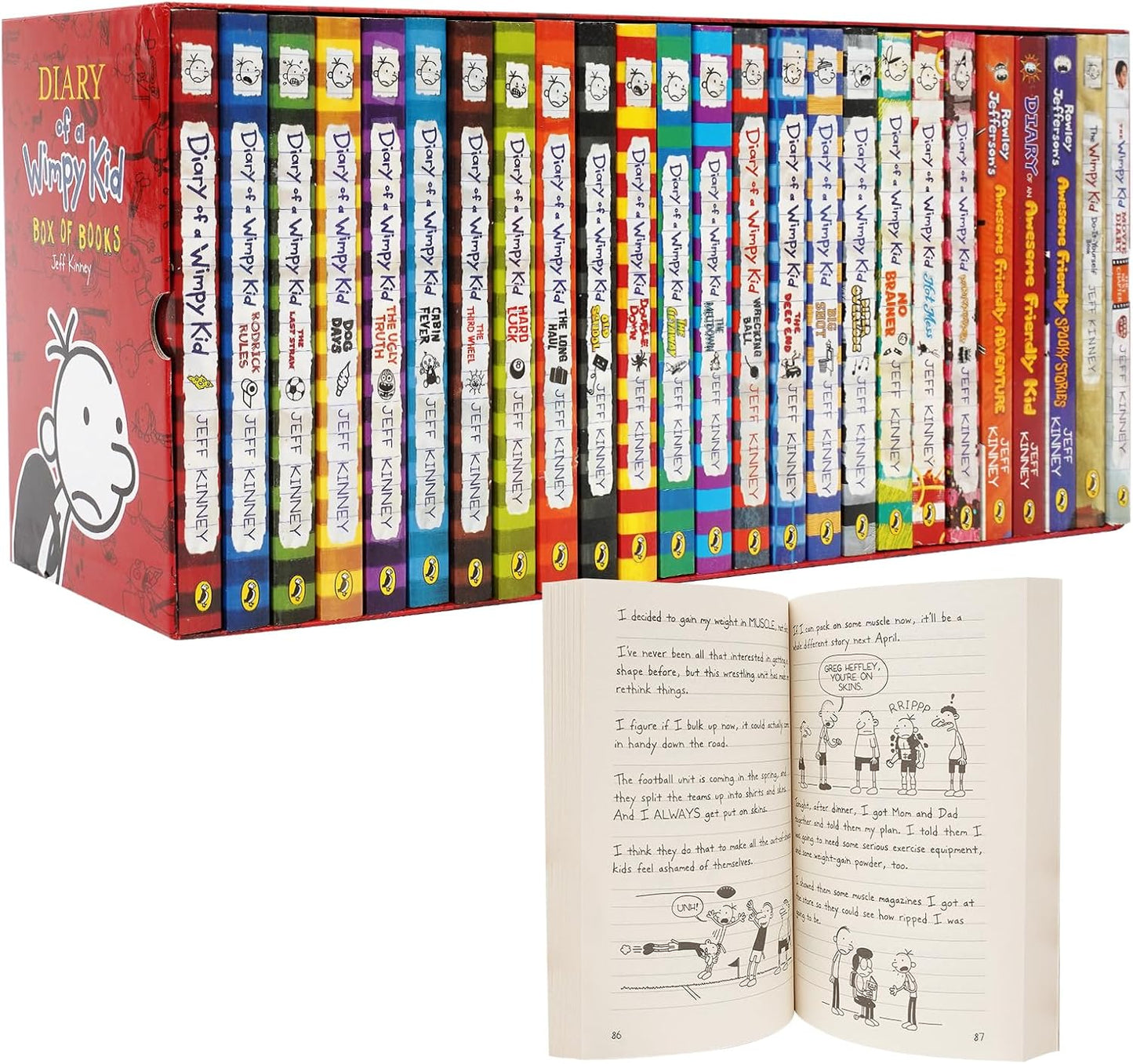 Diary of a Wimpy Kid Box Books Set of 25