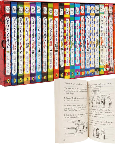Diary of a Wimpy Kid Box Books Set of 25