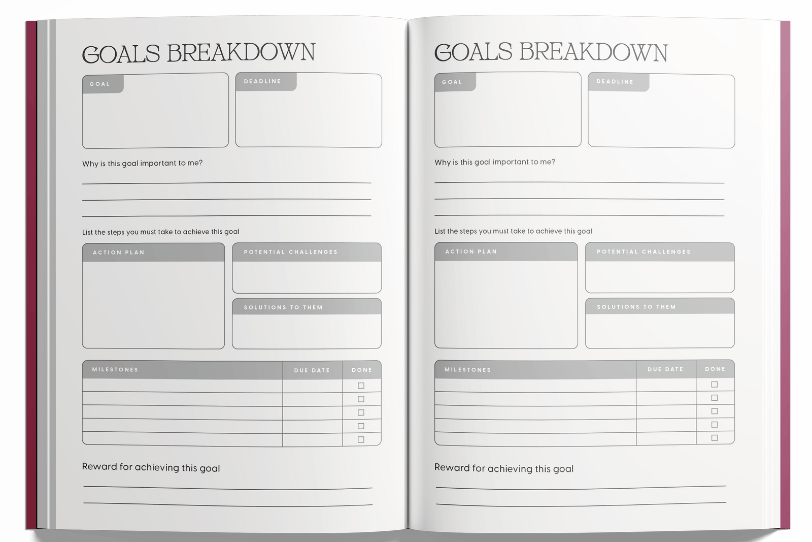 Planner page preview