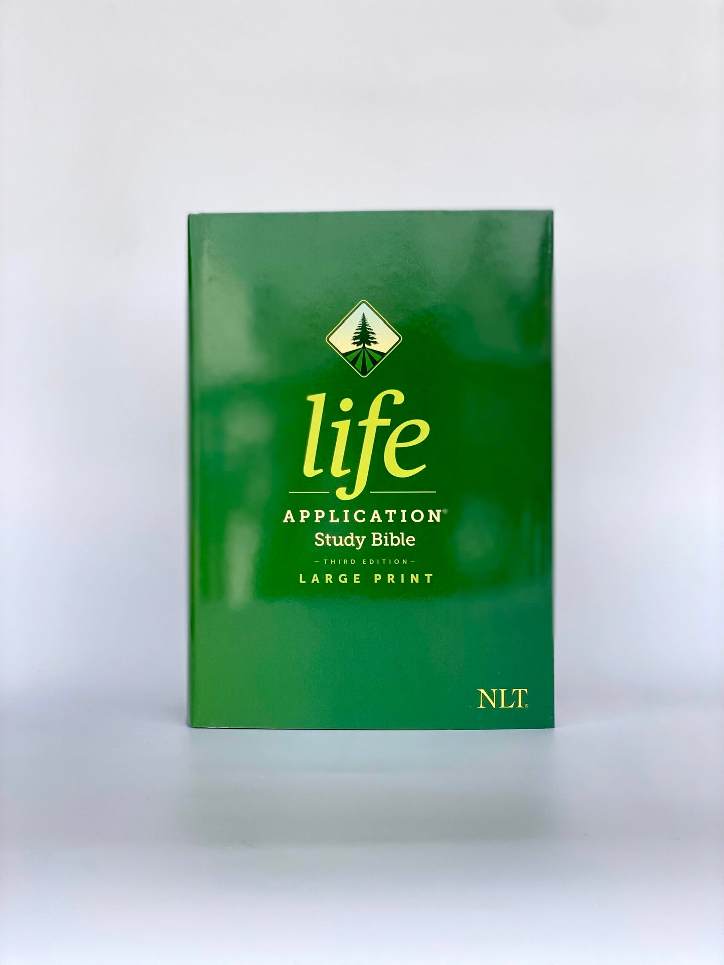 NLT Life Application Study Bible, Third Edition, Large Print (Hardcover, Red Letter, GREEN Color)
