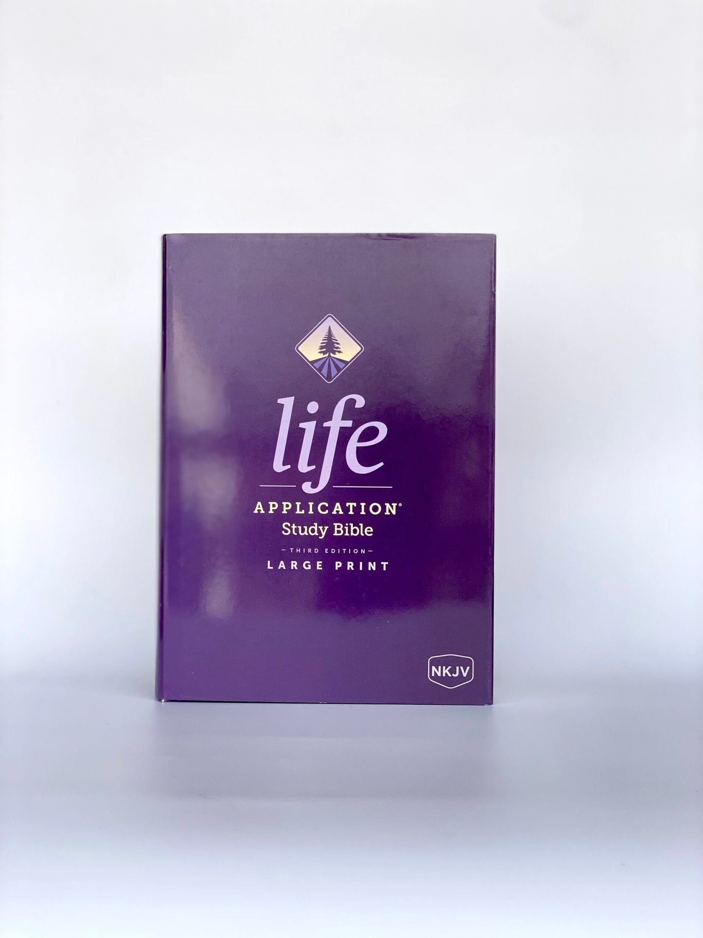 NKJV Life Application Study Bible, Third Edition, Large Print (Hardcover, Red Letter) PURPLE Colour