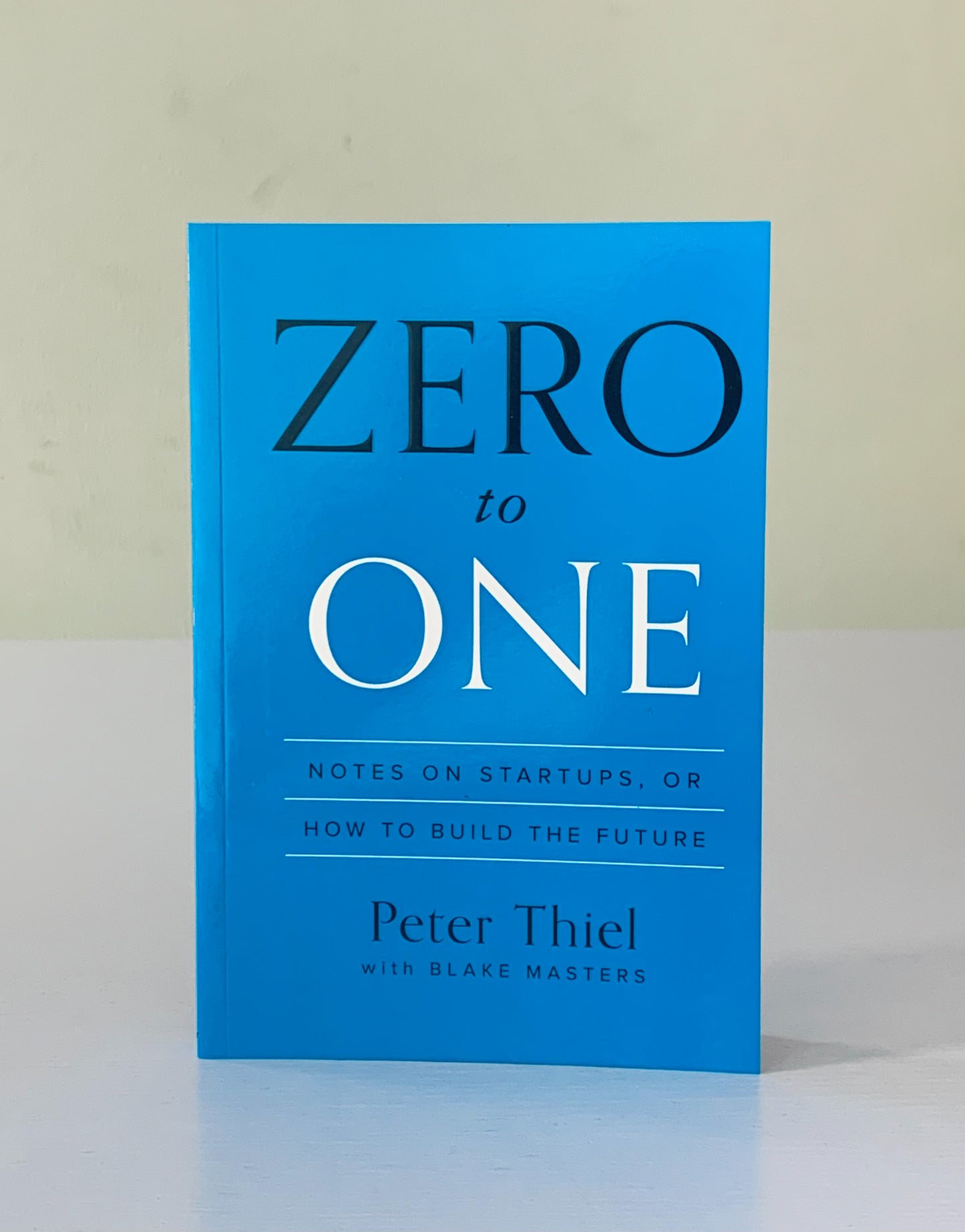 Zero to One: Notes on Startups, or How to Build the Future