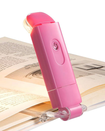 PocketLit | USB Rechargeable Clip On LED Book Light for Reading in Bed | Eye Care Night Reading Light for Book Lovers, Students & Travel