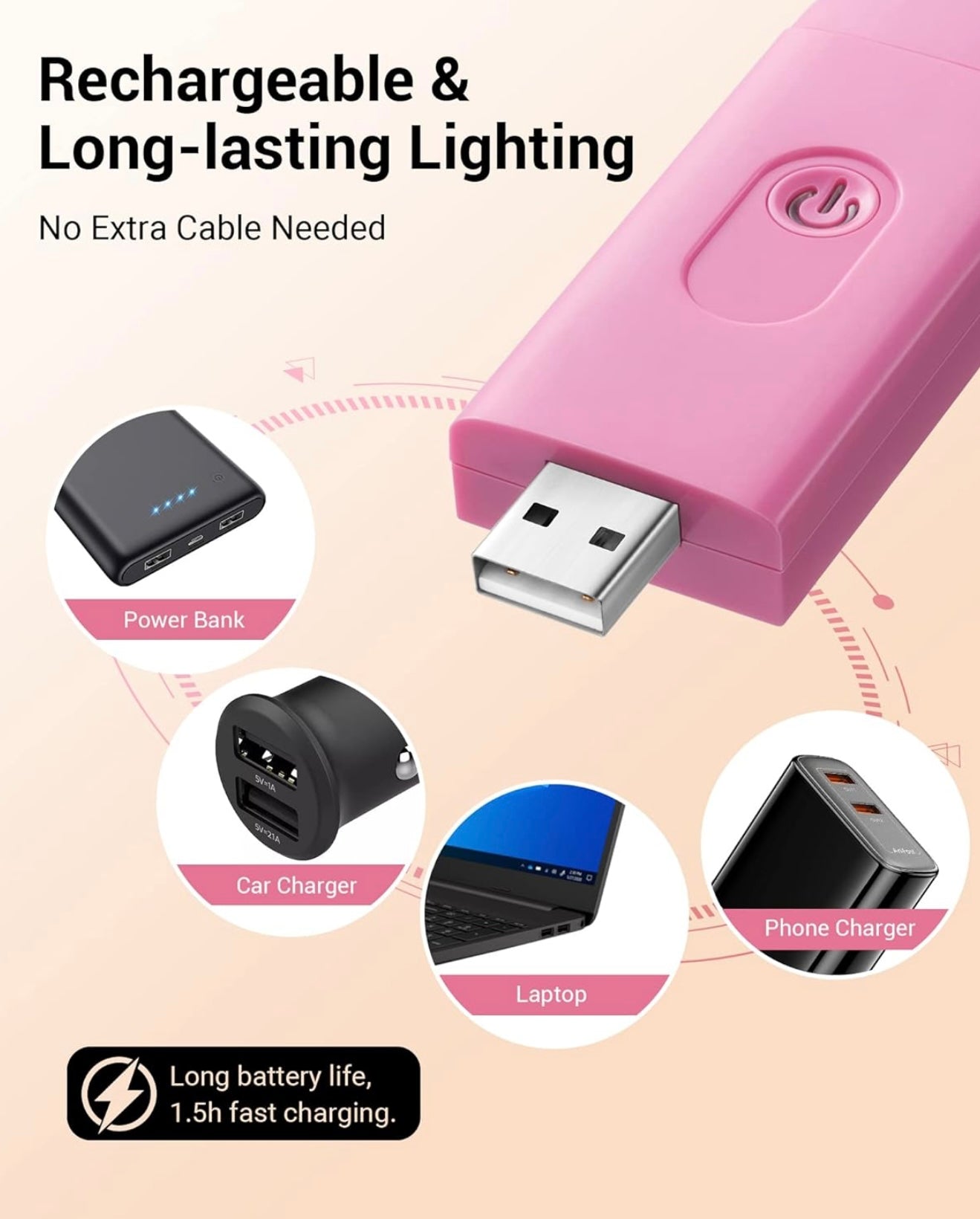 PocketLit | USB Rechargeable Clip On LED Book Light for Reading in Bed | Eye Care Night Reading Light for Book Lovers, Students & Travel