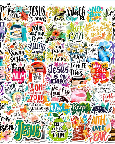 Christian Sticker Set (50 Pcs) CODE 02