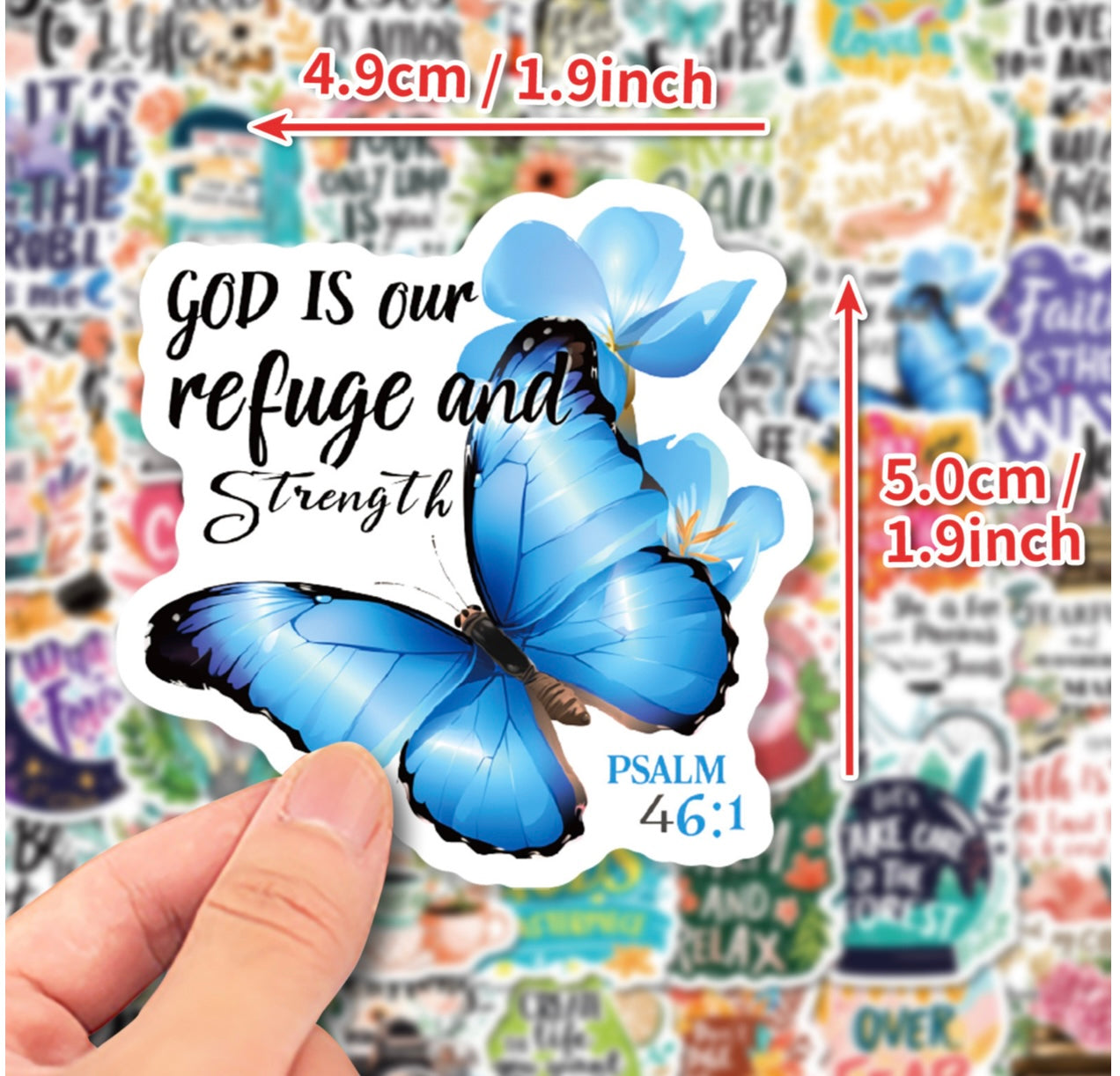 Christian Sticker Set (50 Pcs) CODE 02