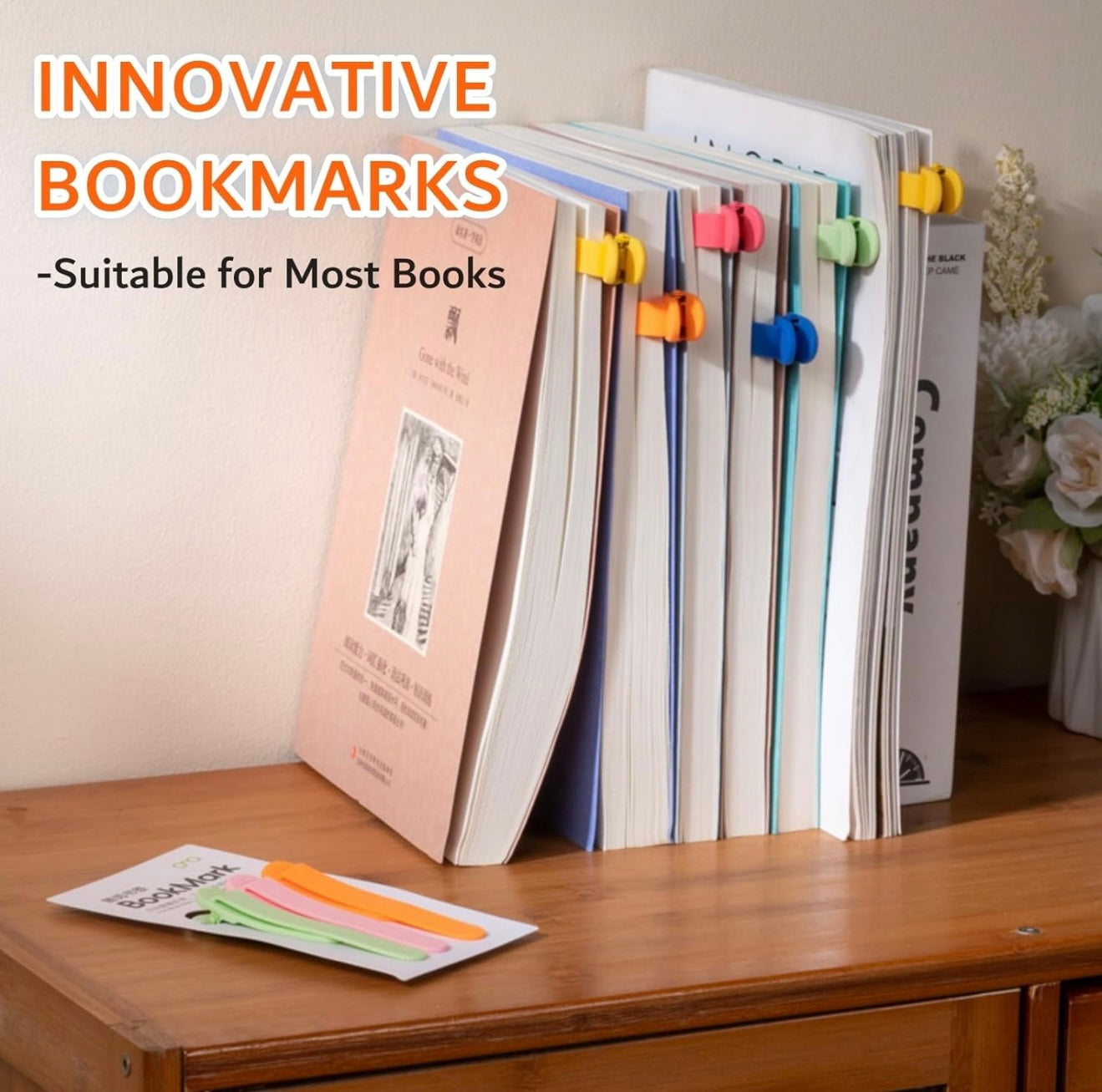Silicone Bookmarks Set of 3 | Flexible Clip On Page Markers for Books | Skin Friendly Washable Reading Accessories for Book Lovers, Students & Kids