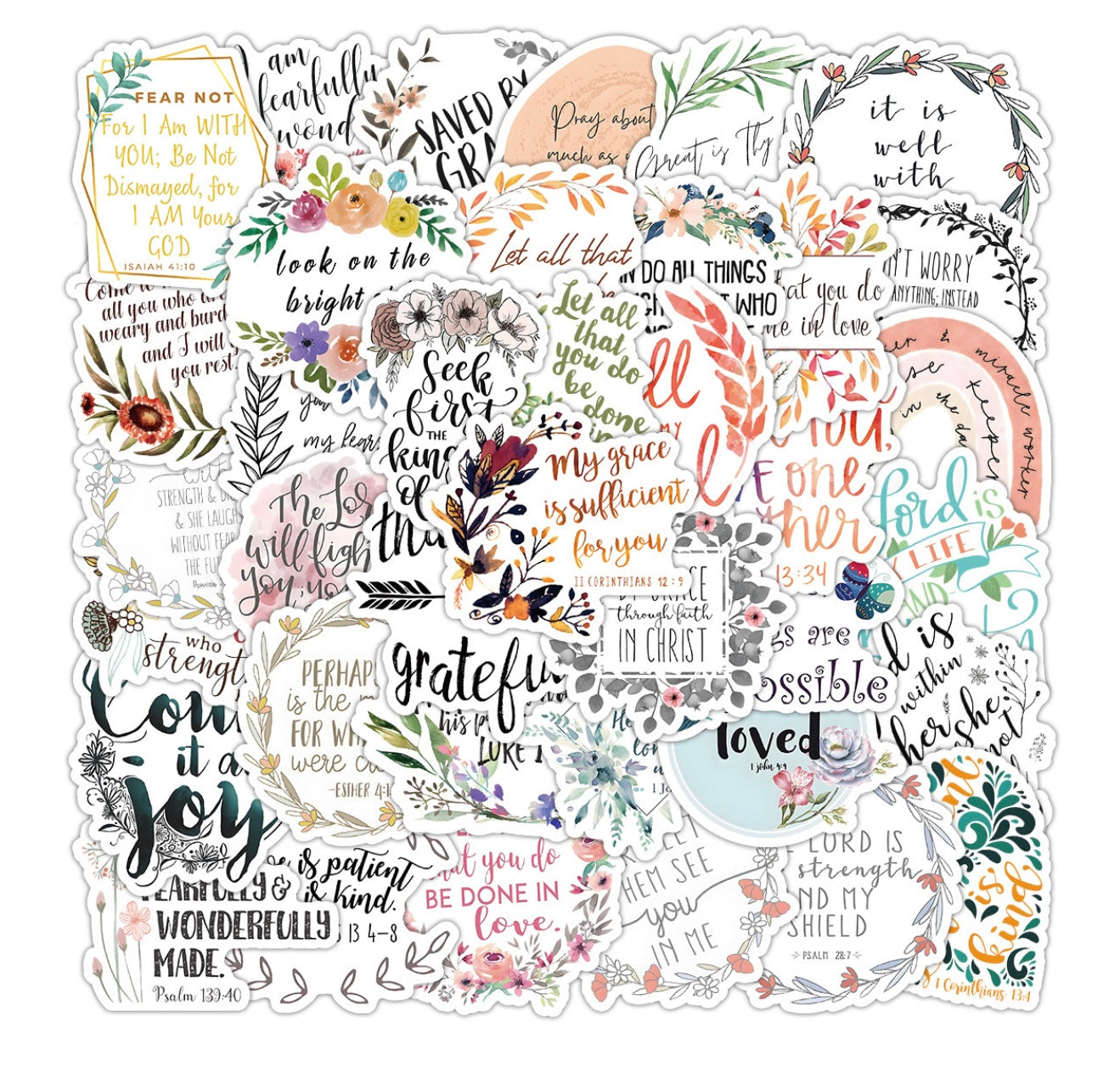 Christian Sticker Set (50 Pcs) CODE 05