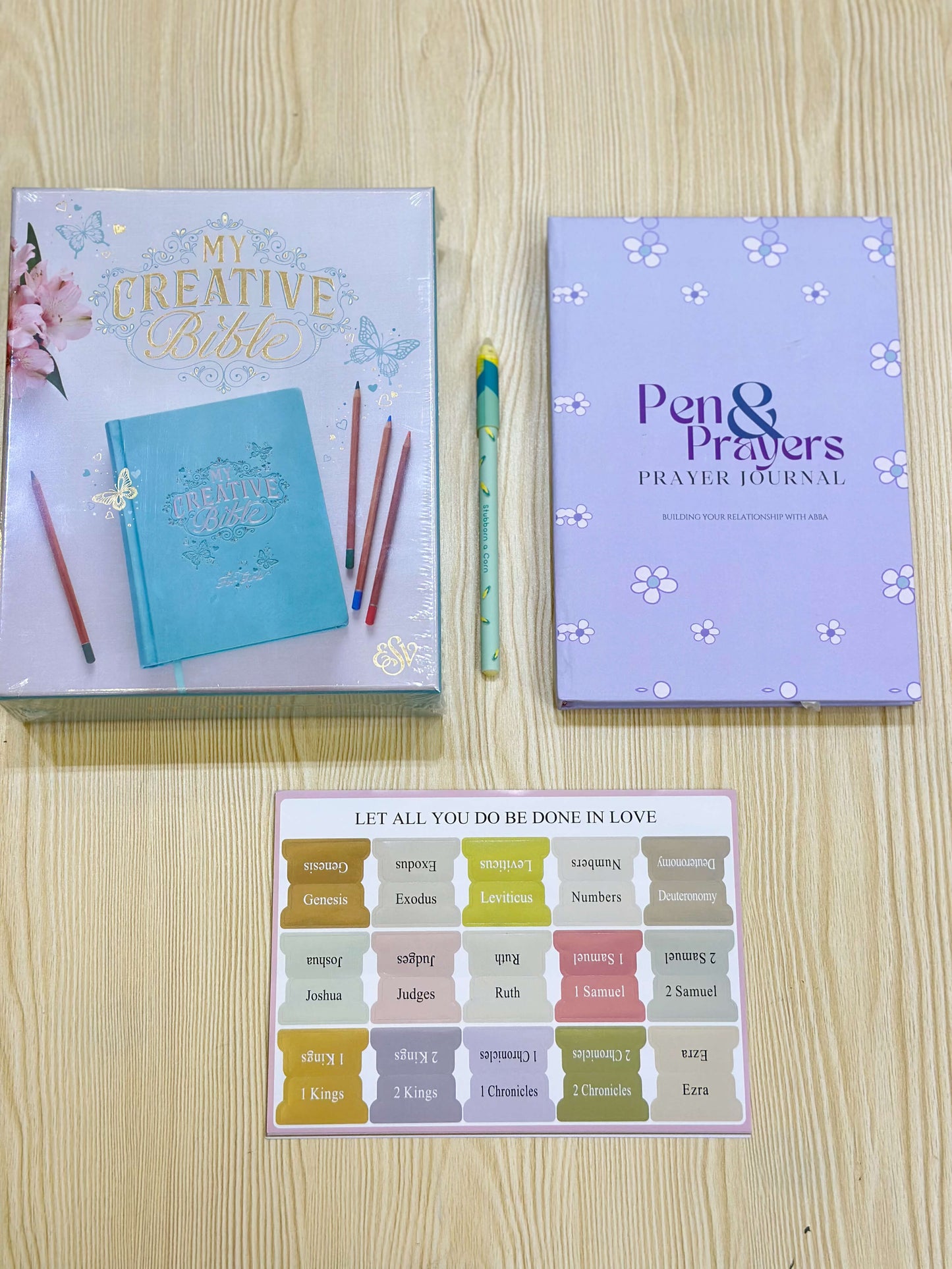 My Creative Bible for Girls Bundle | Bible, Prayer Journal, Bible Index & Erasable Pen