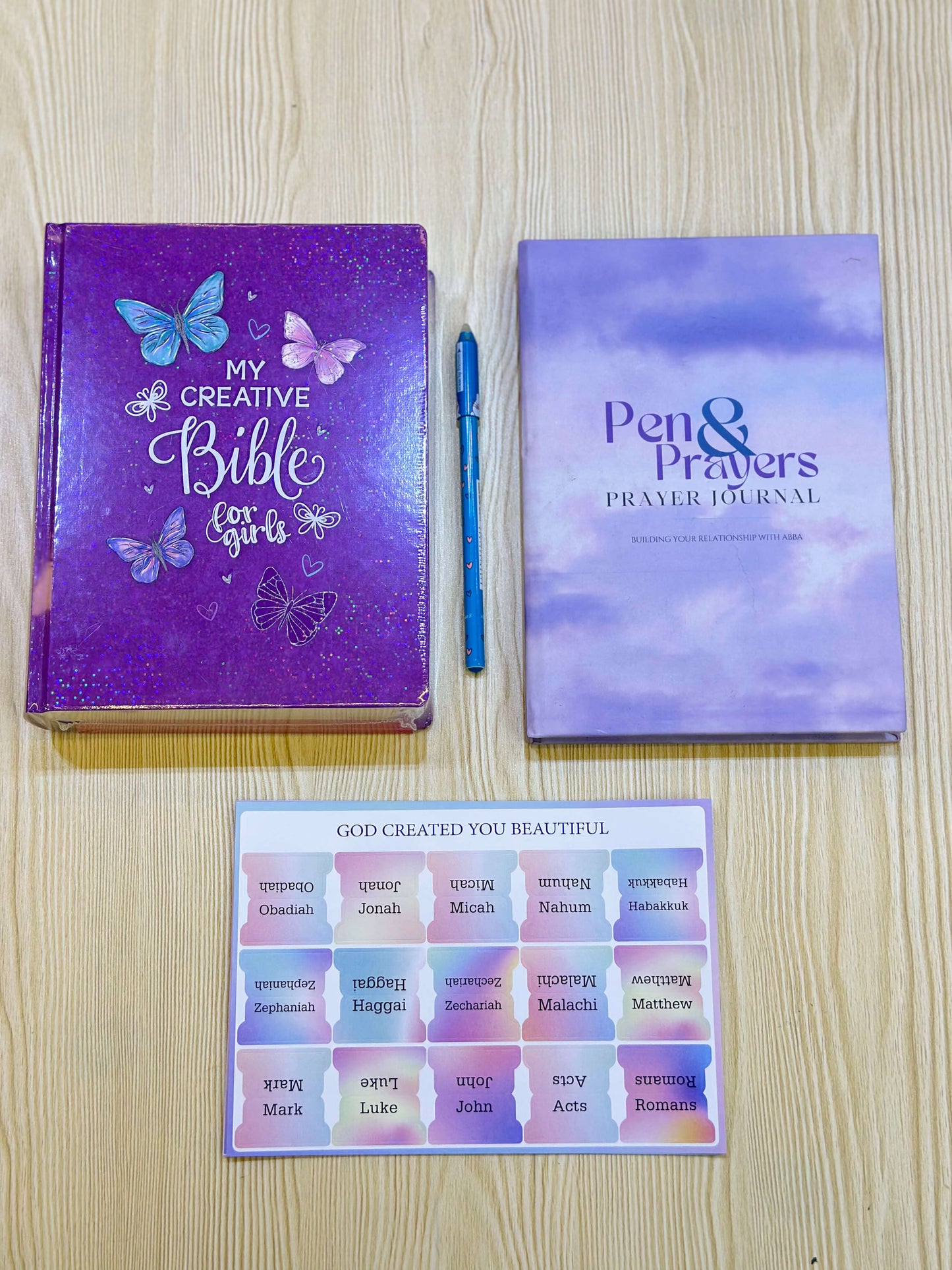 My Creative Bible for Girls Bundle | Bible, Prayer Journal, Bible Index & Erasable Pen