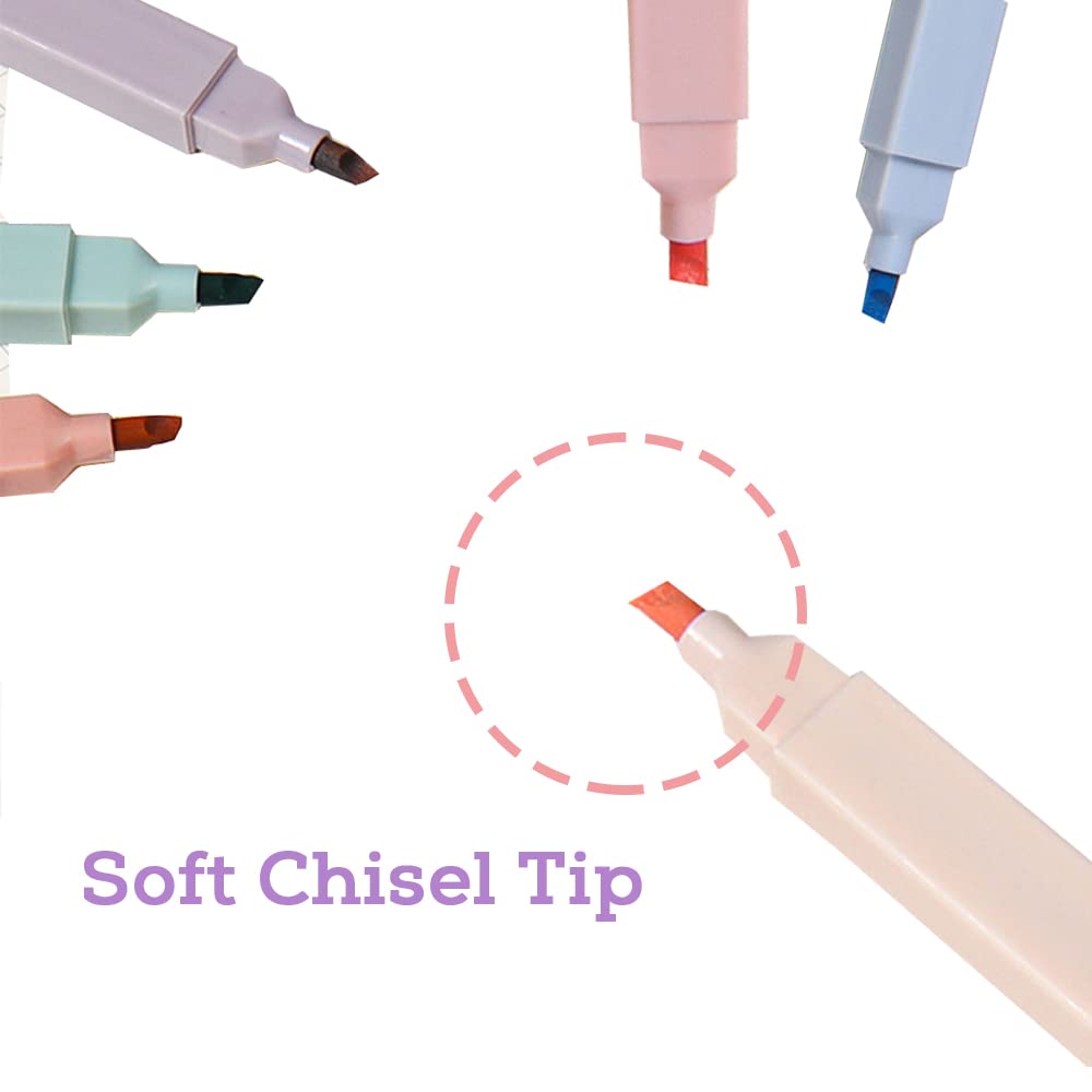 Pastel highlighters (Set of 6) CODE 018