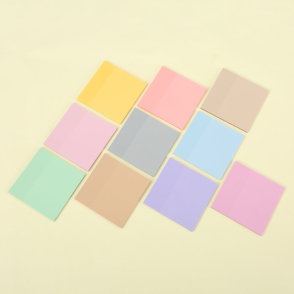 Transparent Pastel colored Sticky Notes Set of 10 - 500 Sheets