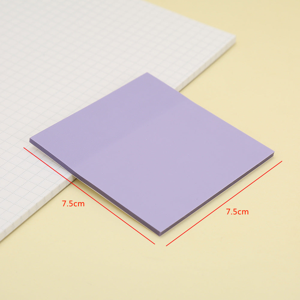 Transparent Pastel colored Sticky Notes Set of 10 - 500 Sheets
