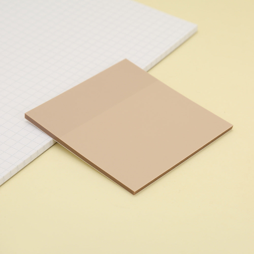 Transparent Pastel colored Sticky Notes Set of 10 - 500 Sheets