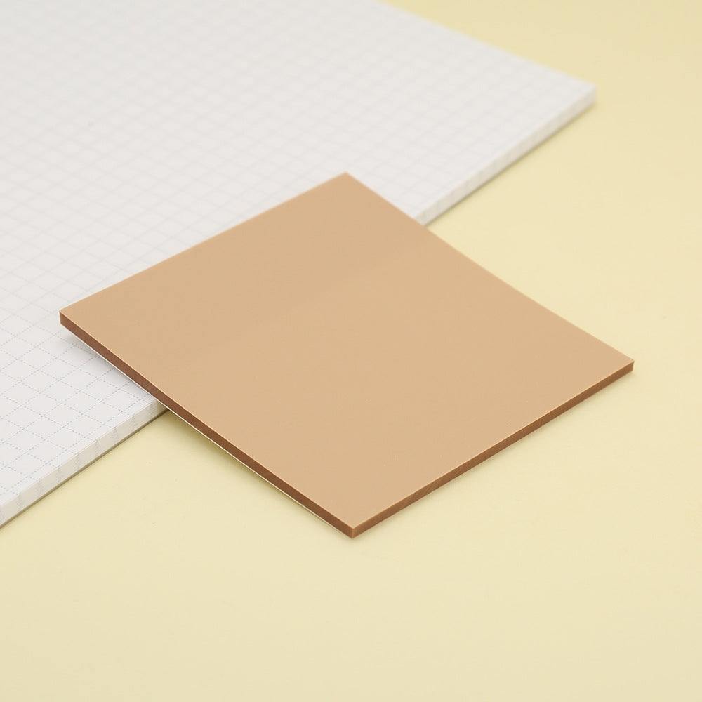 Transparent Pastel colored Sticky Notes Set of 10 - 500 Sheets