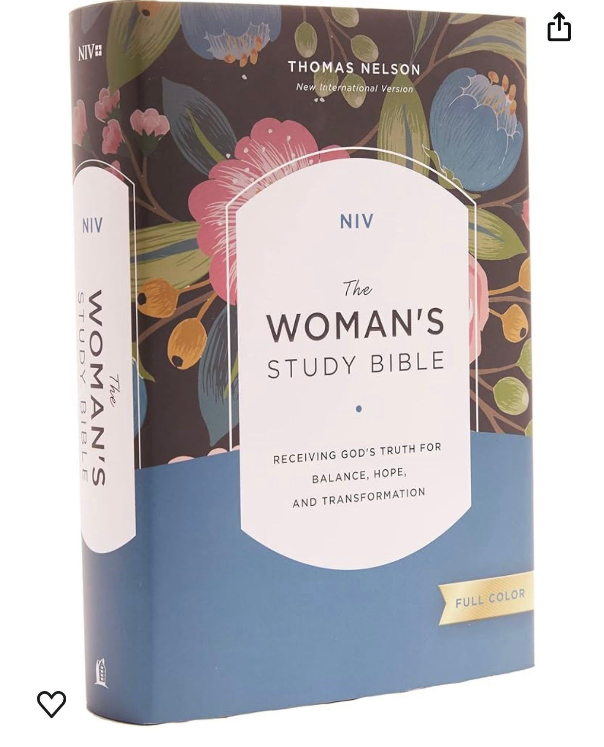 NIV, The Woman's Study Bible: Receiving God's Truth for Balance, Hope, and Transformation (Full-Color)