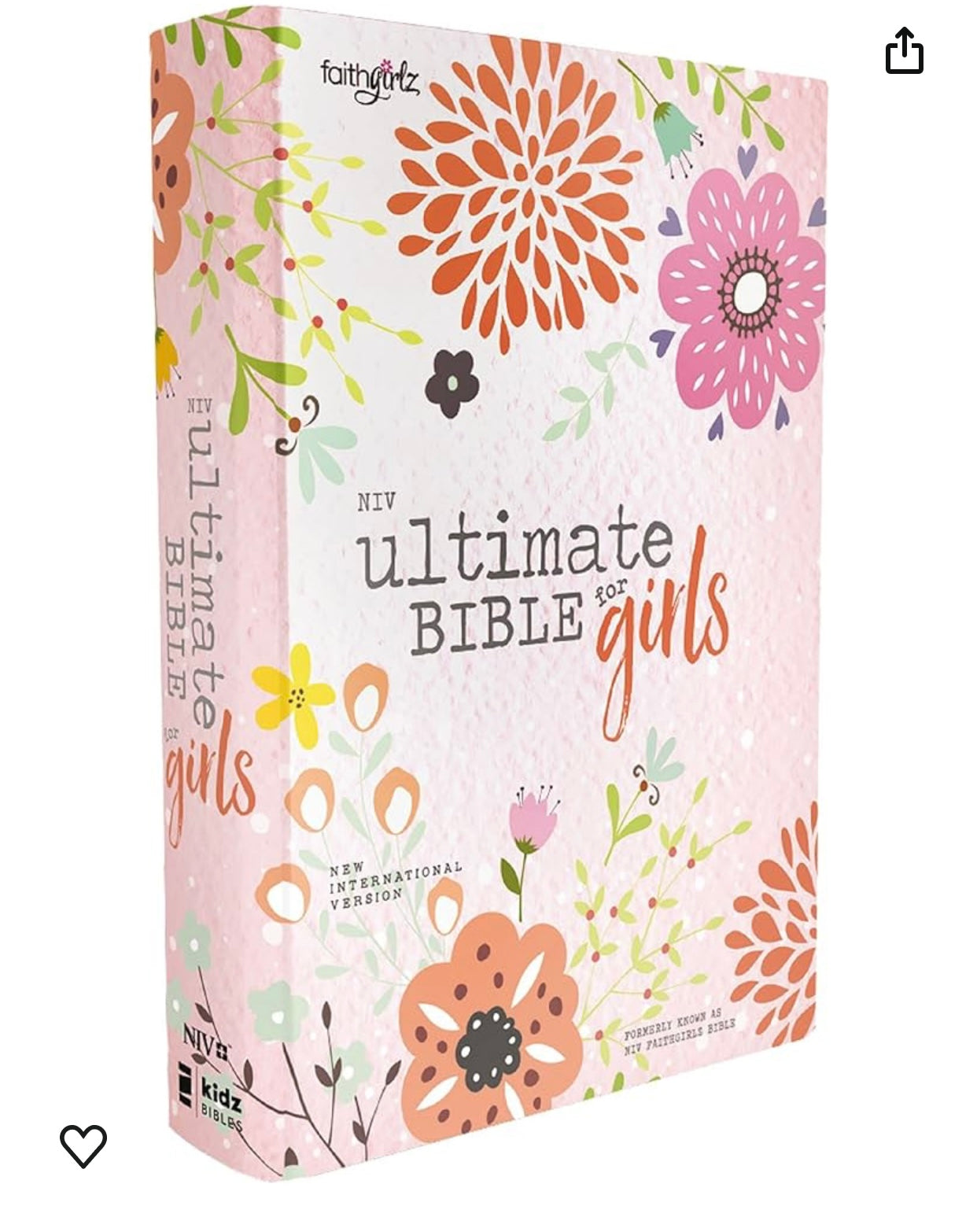 NIV, Ultimate Bible for Girls, Faithgirlz Edition, Hardcover