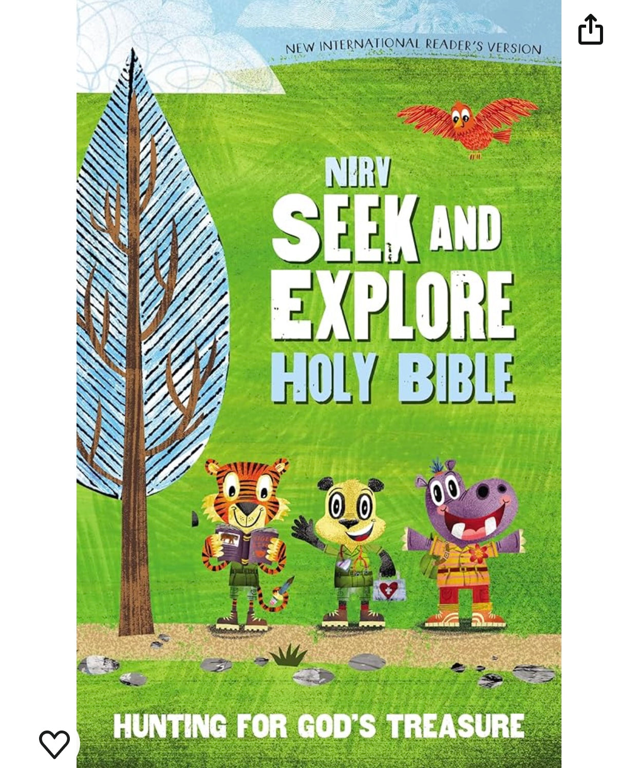 NIrV, Seek and Explore Holy Bible, Hardcover: Hunting for Gods Treasure