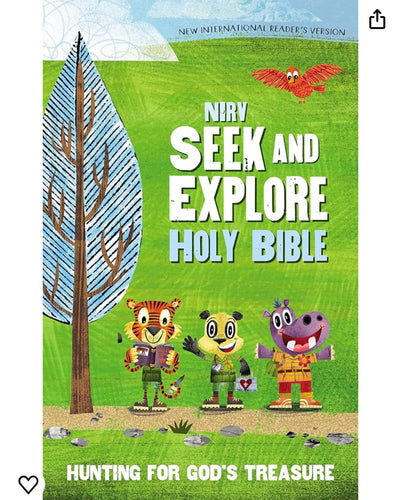 NIrV, Seek and Explore Holy Bible, Hardcover: Hunting for Gods Treasure