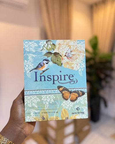 Inspire Bible Hard Cover Blue NLT