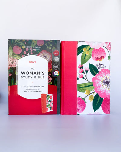 NKJV The Woman's Study Bible: Receiving God's Truth for Balance, Hope, and Transformation (Red Letter, Full-Color Edition)