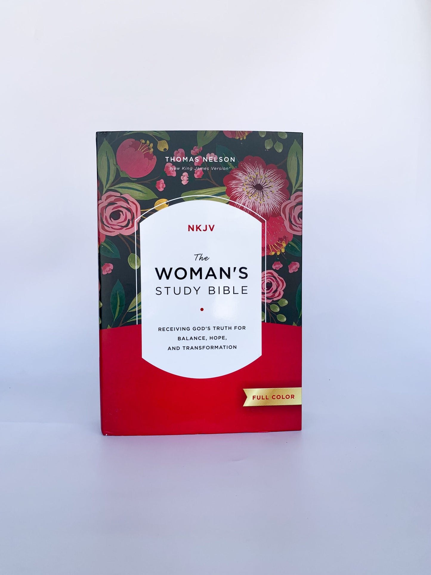 NKJV The Woman's Study Bible: Receiving God's Truth for Balance, Hope, and Transformation (Red Letter, Full-Color Edition)
