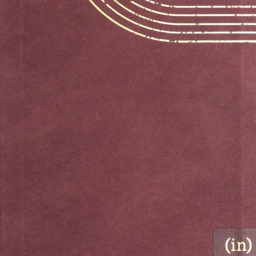CSB (in)courage Devotional Bible, Bordeaux LeatherTouch - INCOURAGE