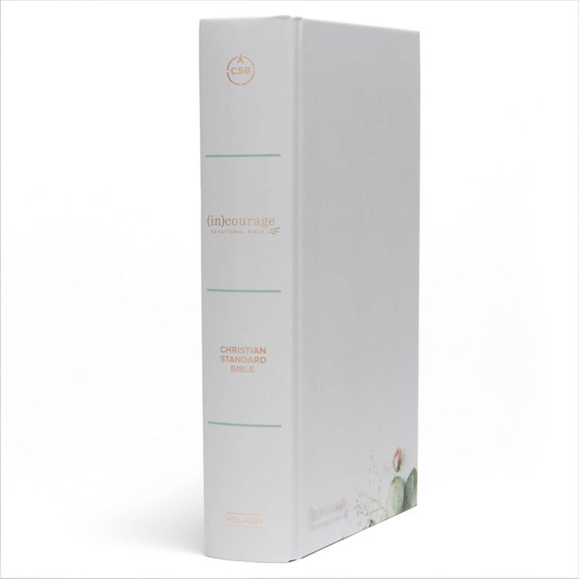 CSB (in)courage Devotional Bible, Gray Hardcover - INCOURAGE