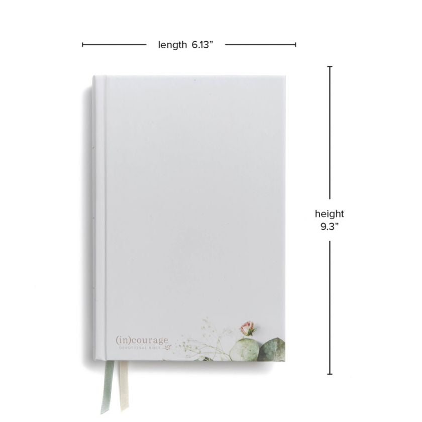 CSB (in)courage Devotional Bible, Gray Hardcover - INCOURAGE