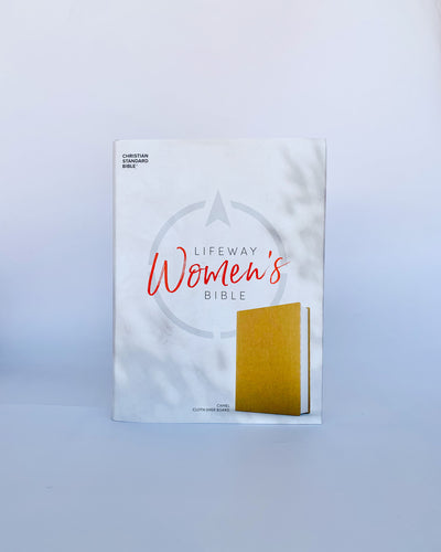 CSB Lifeway Women's Bible Camel Cloth Over Board