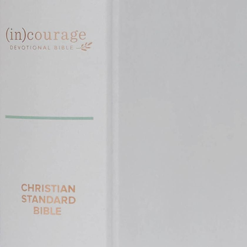 CSB (in)courage Devotional Bible, Gray Hardcover - INCOURAGE