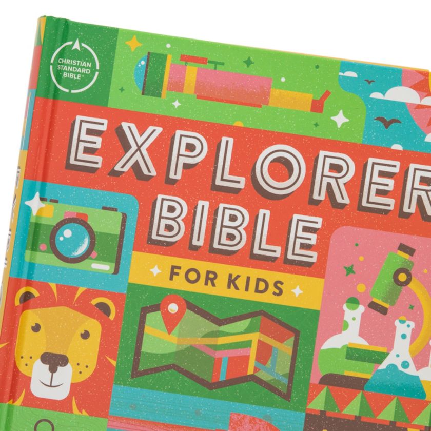 CSB Explorer Bible for Kids, Hardcover: Placing God's Word in the Middle of God's World