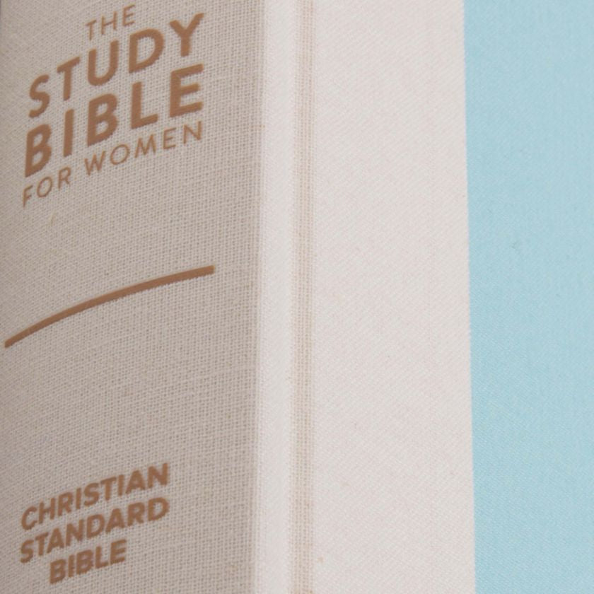 The CSB Study Bible For Women, Light Turquoise/Sand Hardcover: Faithful and True