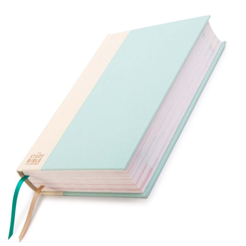 The CSB Study Bible For Women, Light Turquoise/Sand Hardcover: Faithful and True