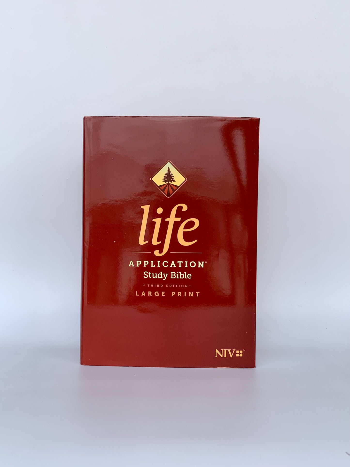 NIV Life Application Study Bible, Third Edition, Large Print (Hardcover, Red Letter, RED Color)