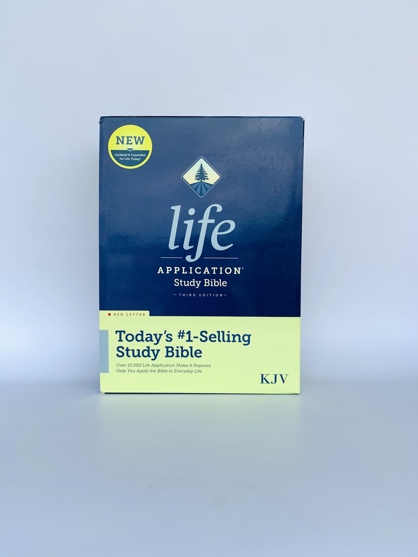 KJV Life Application Study Bible, Third Edition (Hardcover, Red Letter) BLUE Color