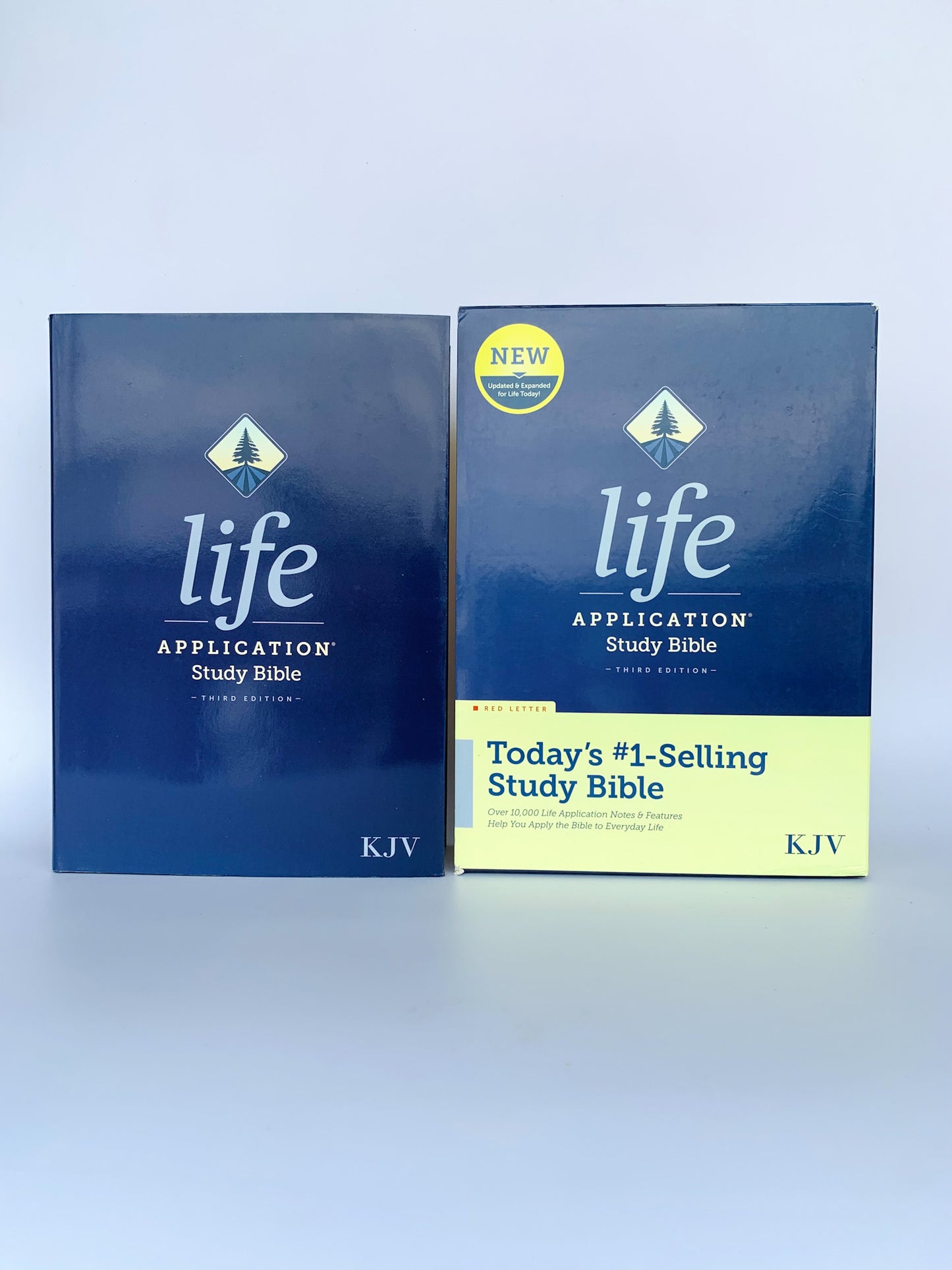 KJV Life Application Study Bible, Third Edition (Hardcover, Red Letter) BLUE Color