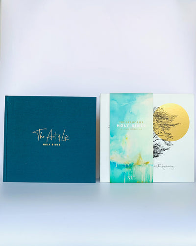 The NLT Art of Life Holy Bible: A Visual Celebration (Hardcover, Teal)