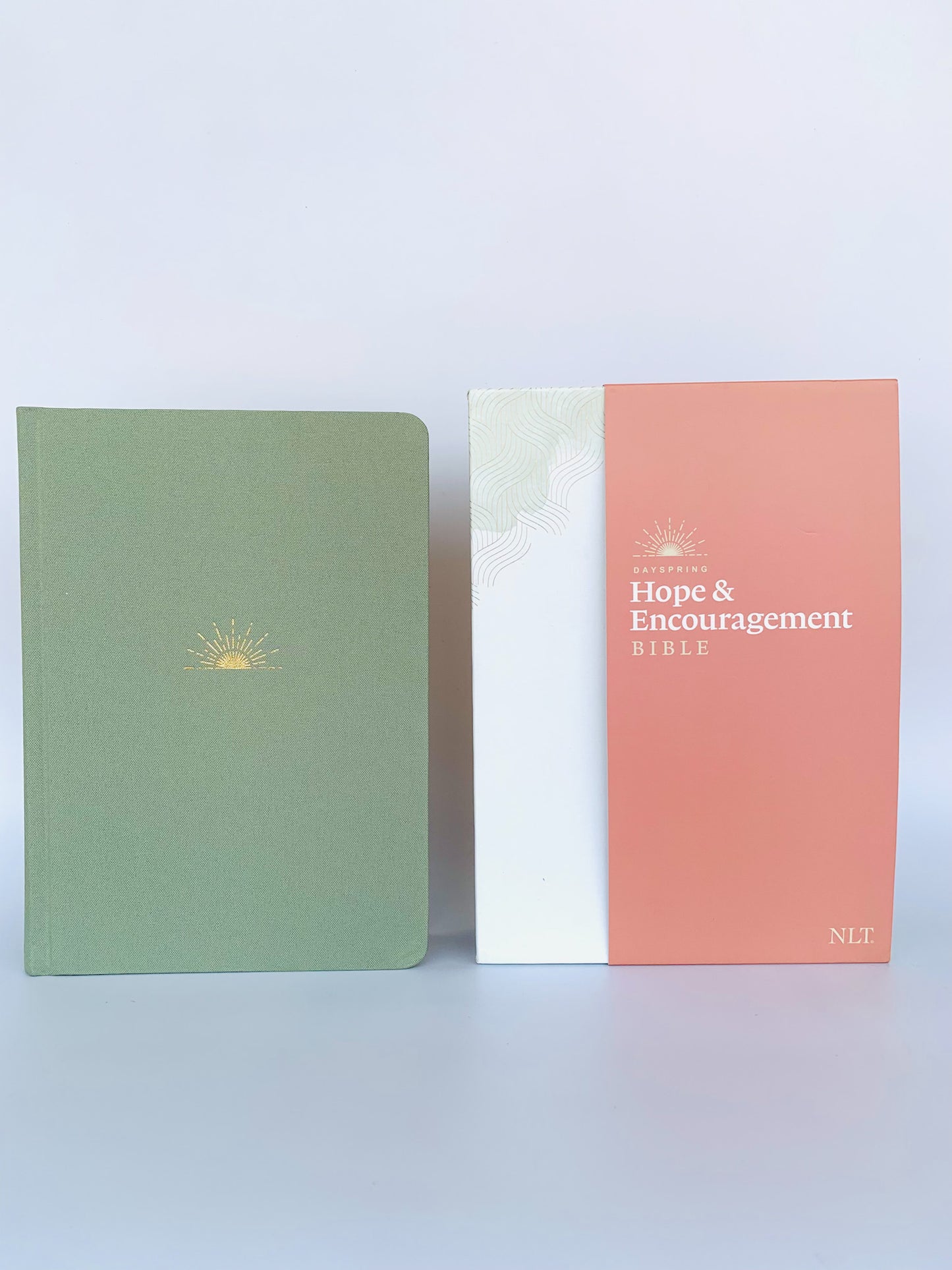 NLT DaySpring Hope & Encouragement Bible (Hardcover Deluxe, Seafoam Green)