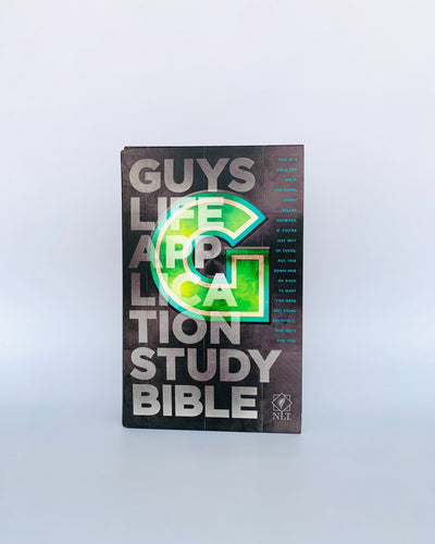 NLT Guys Life Application Study Bible Hard Cover NLT