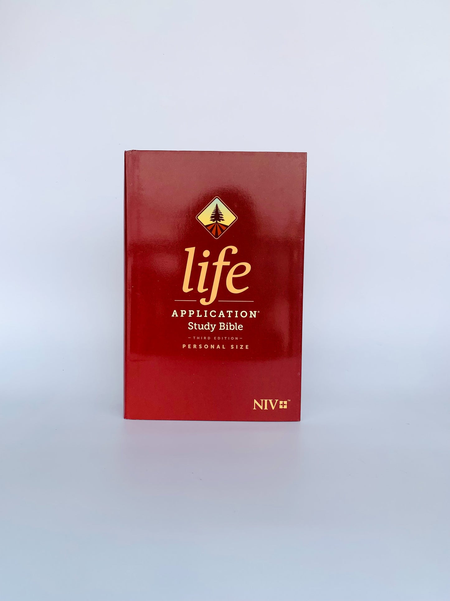NIV Life Application Study Bible, Third Edition, Personal Size (Hardcover) RED Color