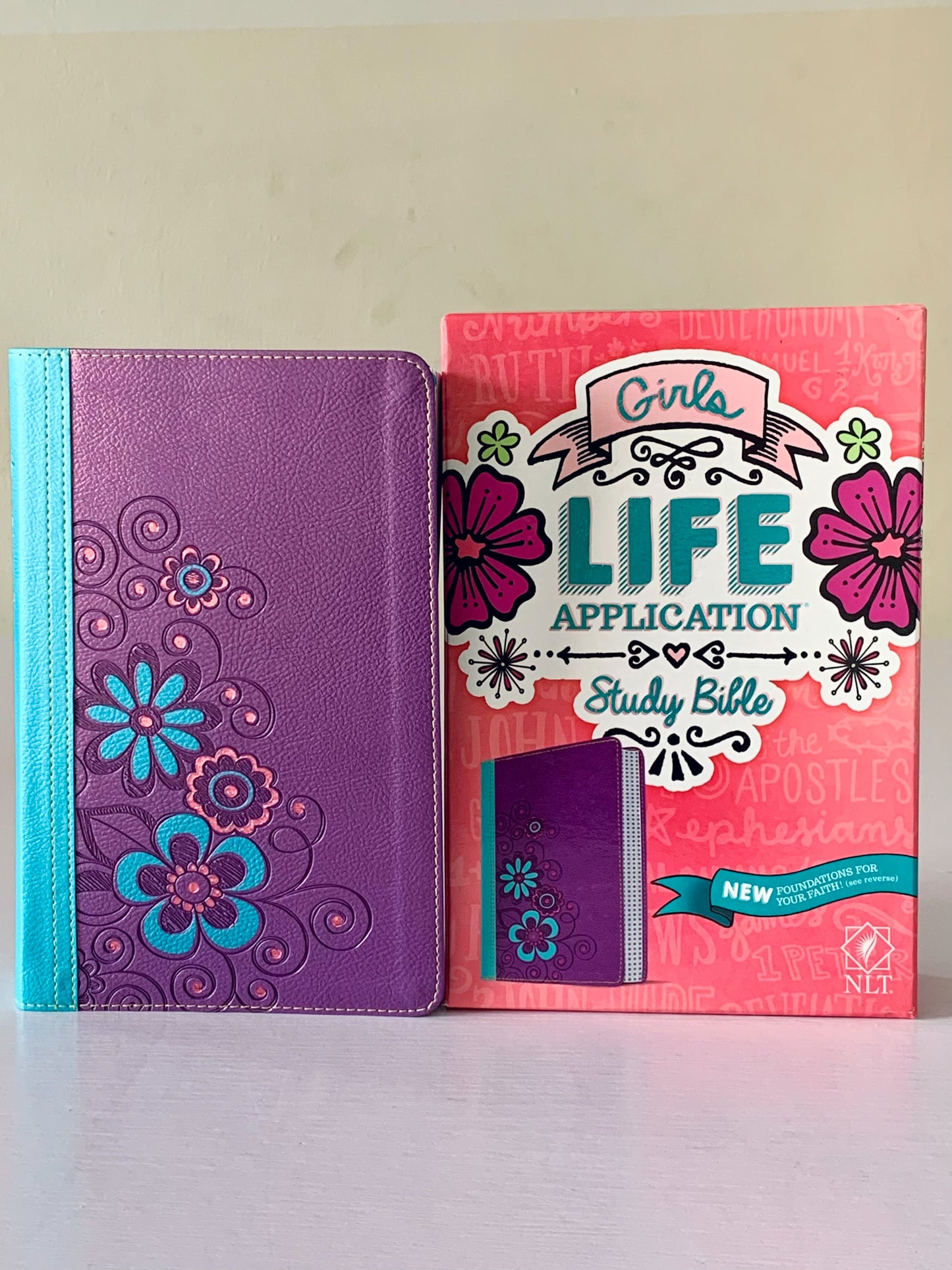 GIRLS LIFE APPLICATION BIBLE LEATHERBACK