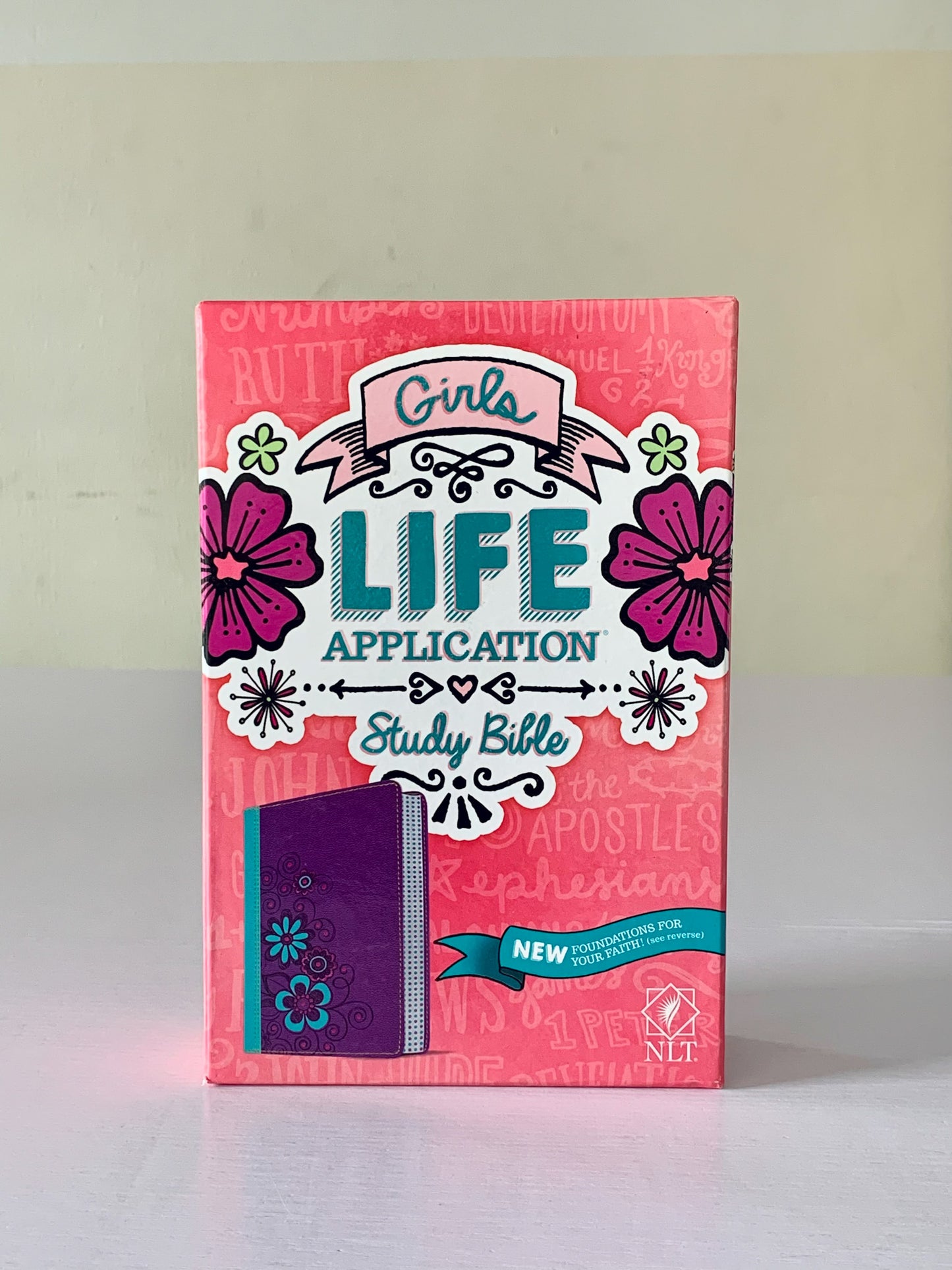 GIRLS LIFE APPLICATION BIBLE LEATHERBACK