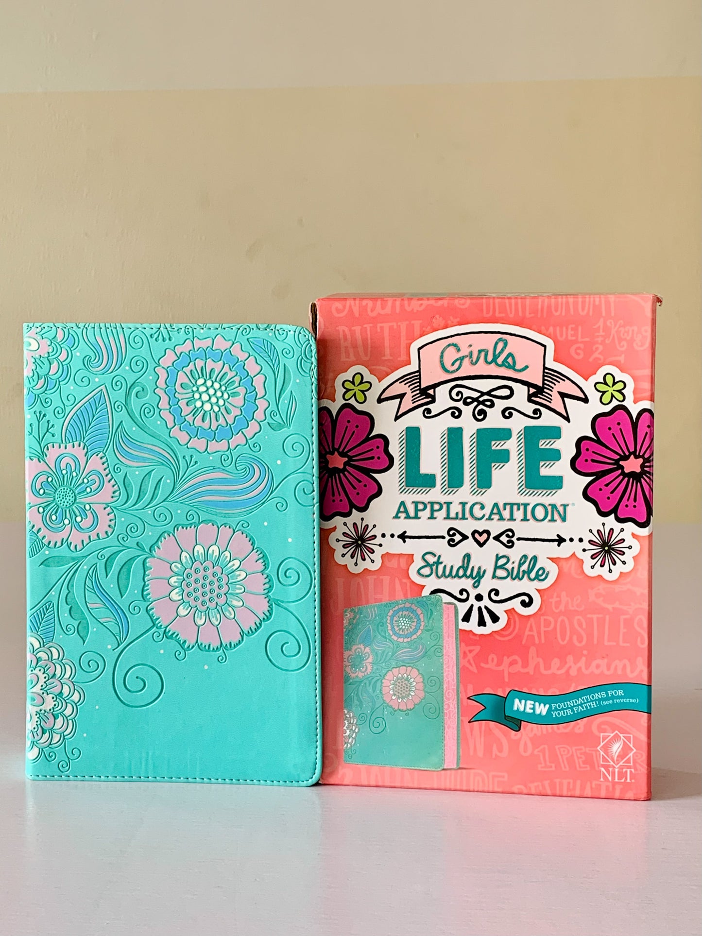 GIRLS LIFE APPLICATION BIBLE LEATHERBACK