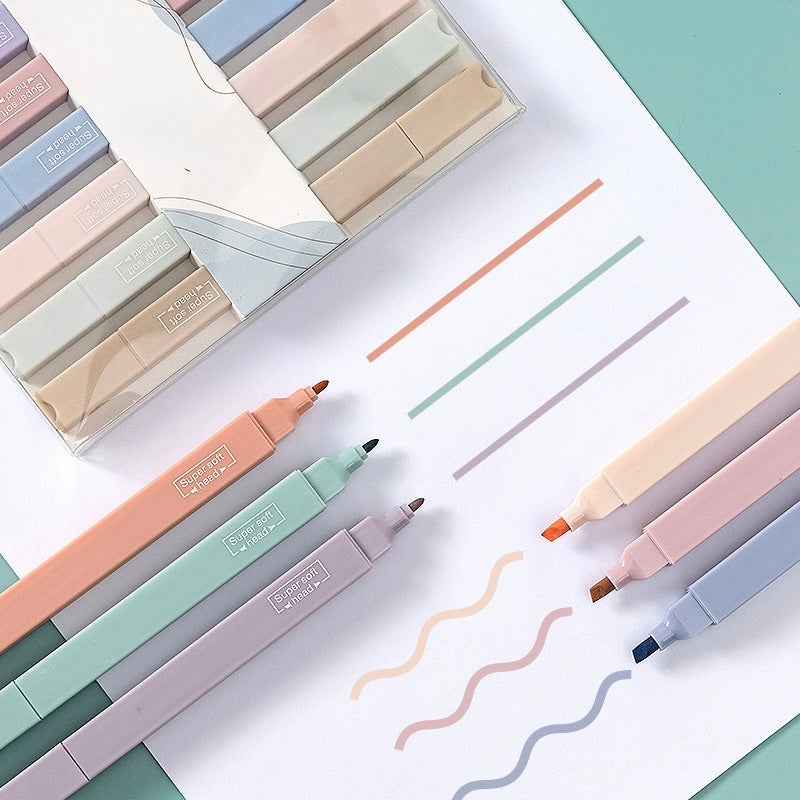 Pastel highlighters (Set of 6) CODE 018
