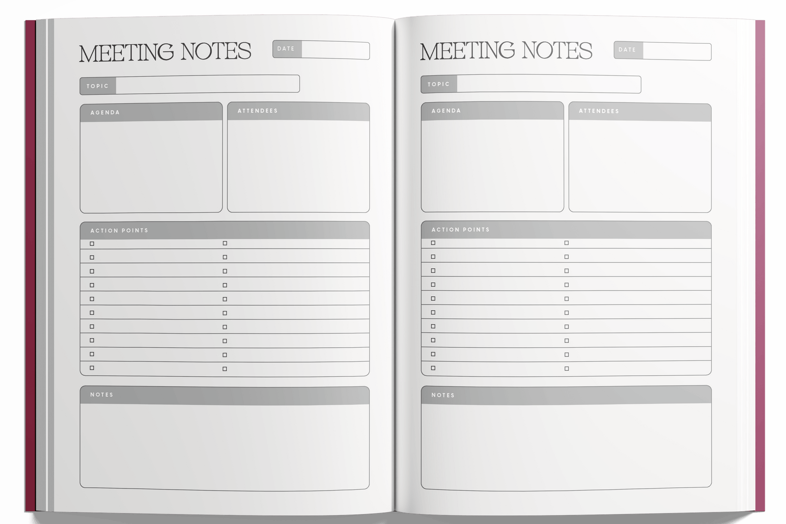 Planner page preview