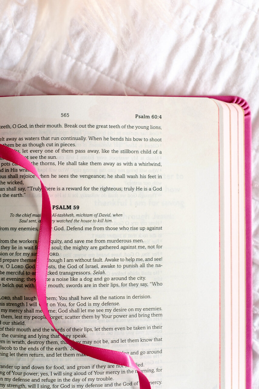 My Bible SKJV for Girls (Pink and Gold Florals)